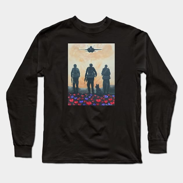 The Dust of Uruzgan Long Sleeve T-Shirt by KerrySandhu